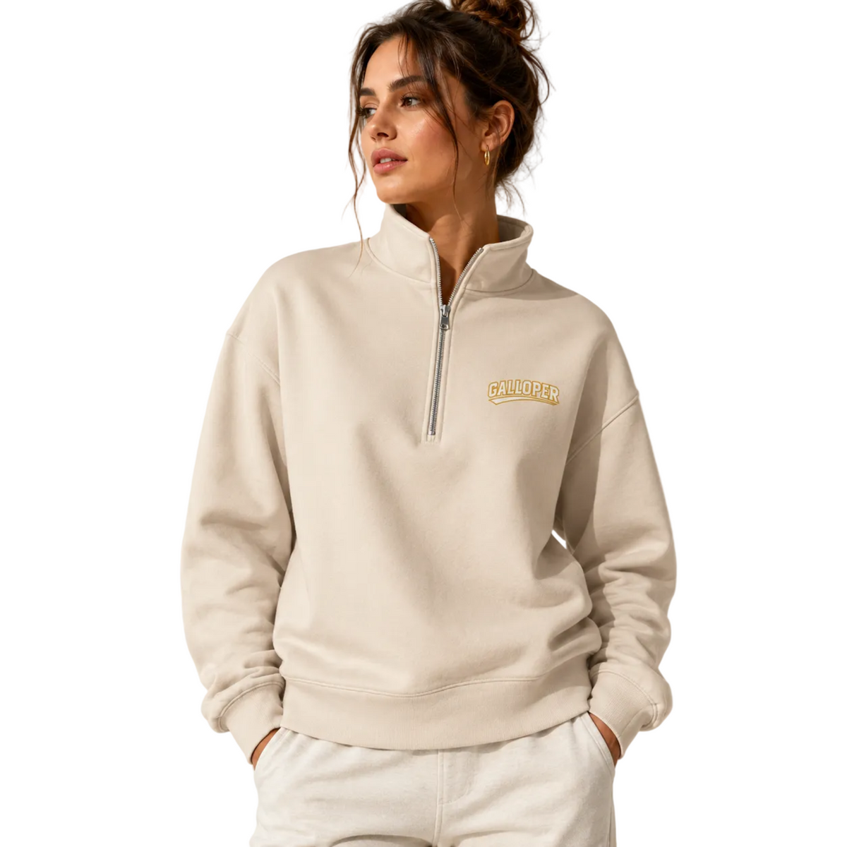 GALLOPER - Unisex Premium Half-Zip Sweatshirt